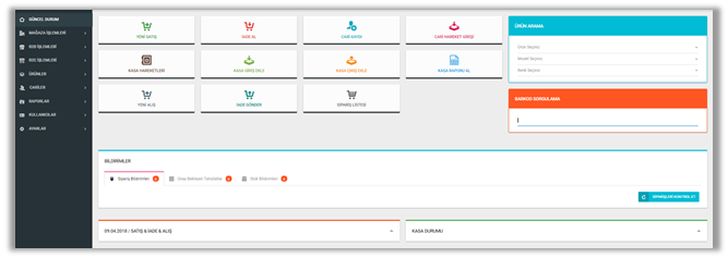 sentos güncel durum ekranı