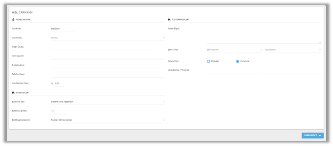 sentos güncel durum cari kaydı