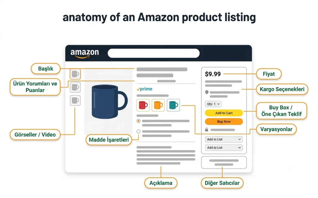 Amazon'da Ürün Nasıl Listelenir? (2026 Adım Adım Rehber)