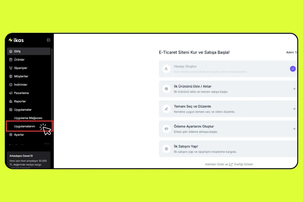 İkas Entegrasyonu Nasıl Yapılır? API Anahtarı ile Kurulum