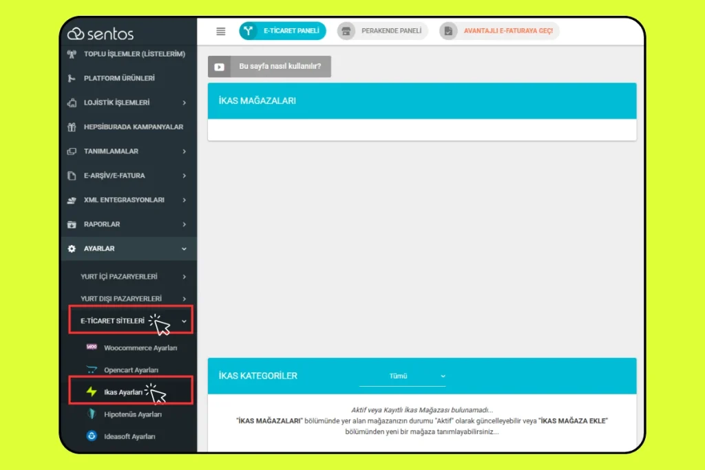 İkas Entegrasyonu Nasıl Yapılır? API Anahtarı ile Kurulum