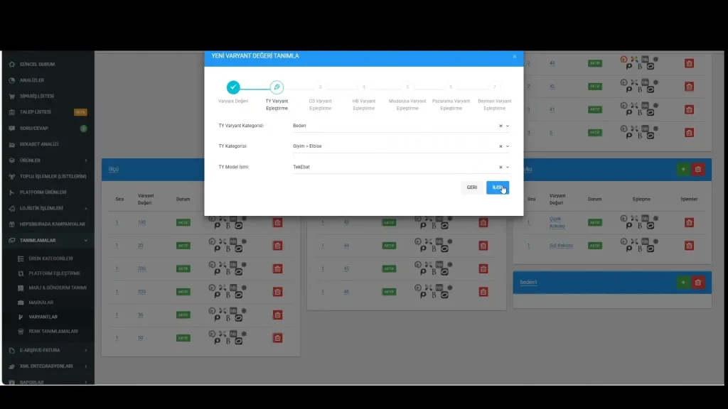 E-Ticarette Varyant Yönetimi Rehberi: Sentos ile Hatasız Eşitleme